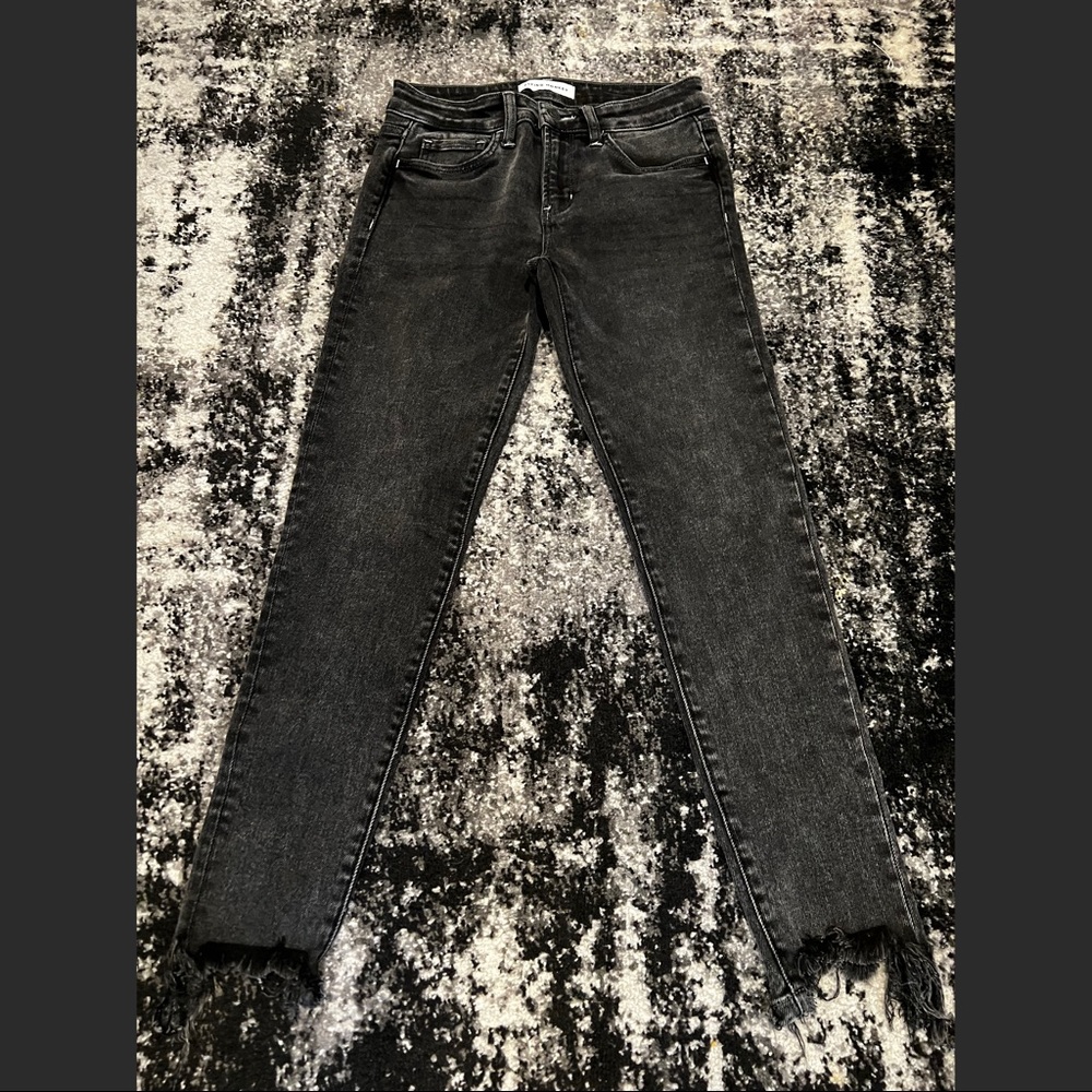 Flying Monkey Size 26 Grey Frey Hem Denim